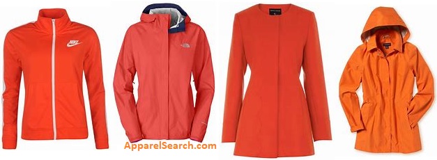 womens orange coats