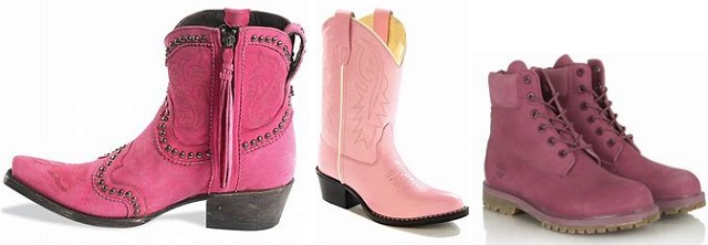 Women's Pink Boots