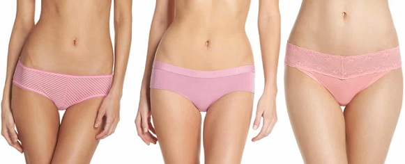 women's pink panties