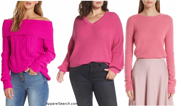 pink sweater women