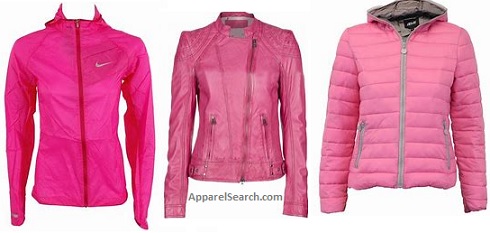 women's pink coats