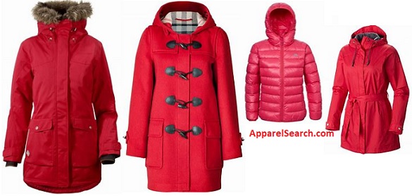 women's red coats