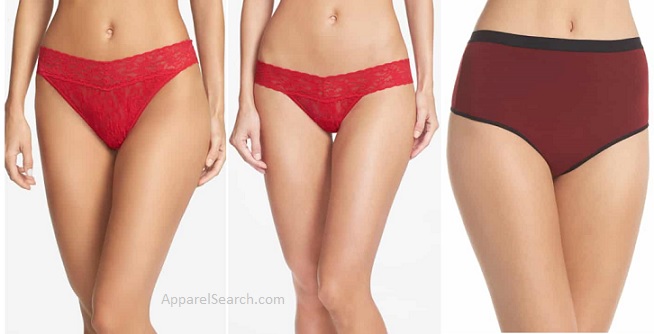 women's red underwear