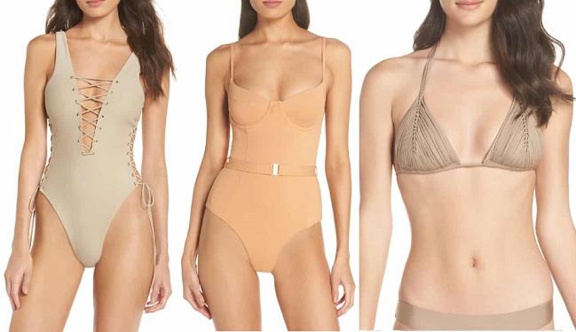 Women's Tan Swimwear