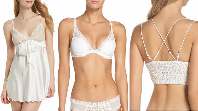 womens white lingerie