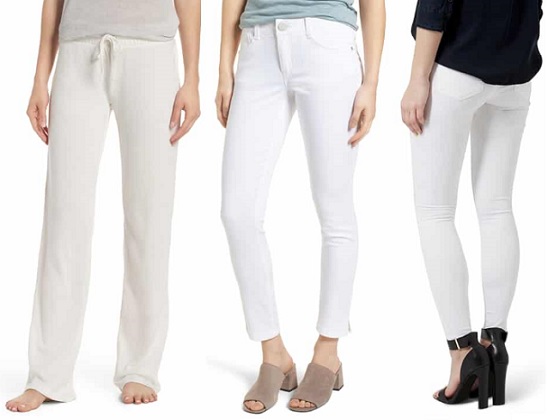 womens white pants