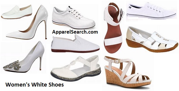 women's white shoes