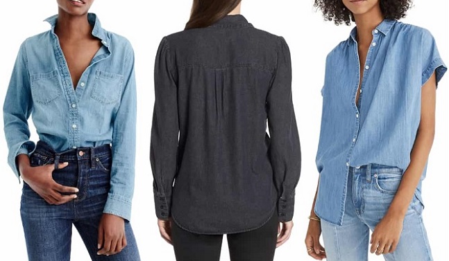 Women's Denim Style Shirts