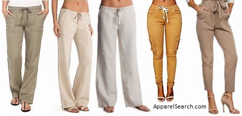 Women's Drawstring Pant Guide by Apparel Search Fashion Directory
