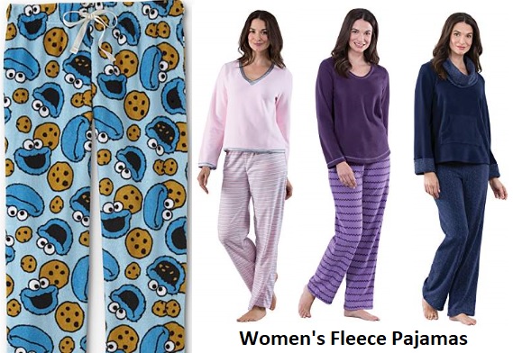 women's fleece pajamas