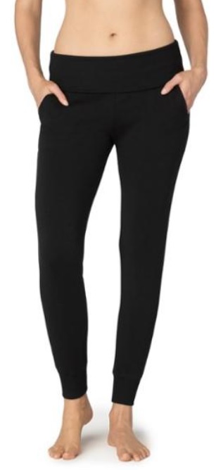 women's solid fleece pant