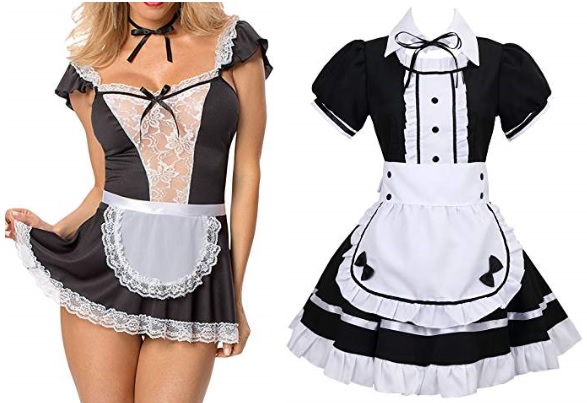 Women's French Maid Outfits.