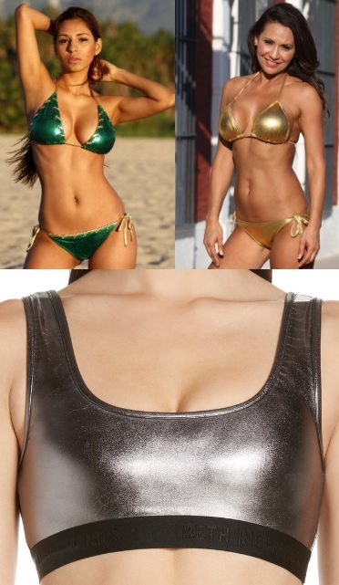 Foil Metallic Swimwear