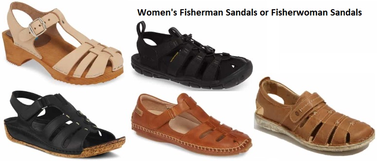 womens leather fisherman sandals