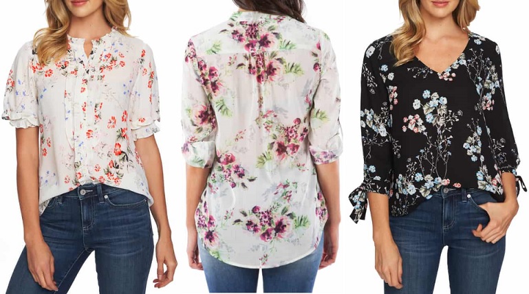 women's floral shirts