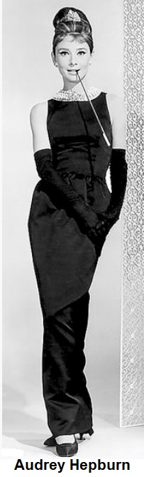Audrey Hepburn Sheath Little Black Dress