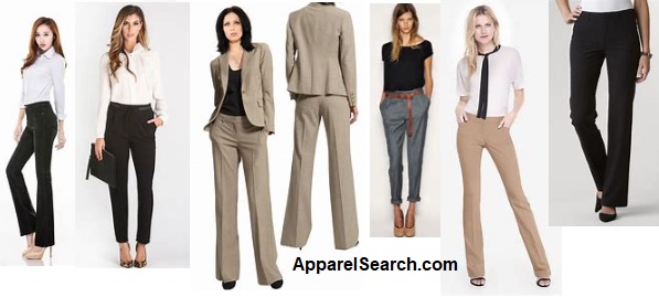 business casual women slacks