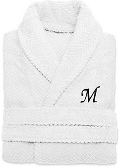 Cotton Monogramed Robe