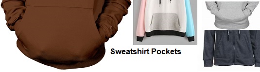Sweatshirt pockets
