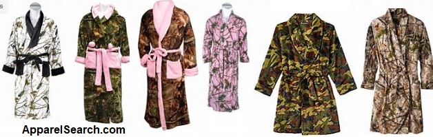 womens camo robes