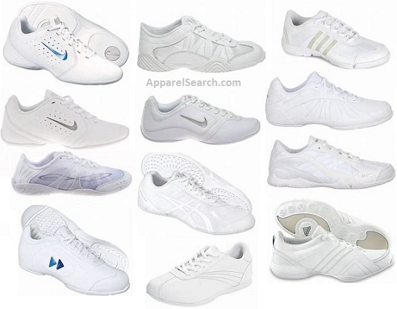 white cheerleader shoes