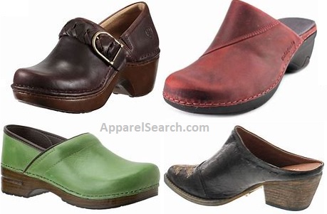 Women's Clogs Wood Soles