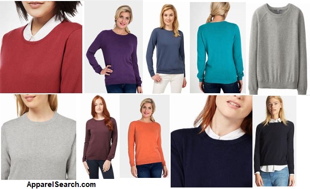 Women's Cotton Crew Neck Sweaters