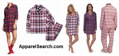 Women's Cotton Flannel Lounge Shirts