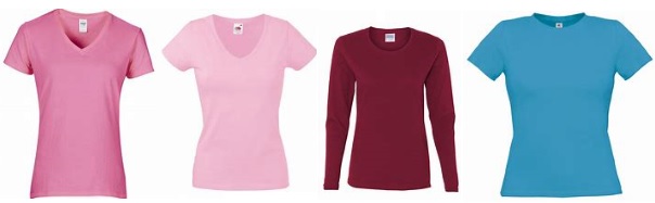 womens cotton tees