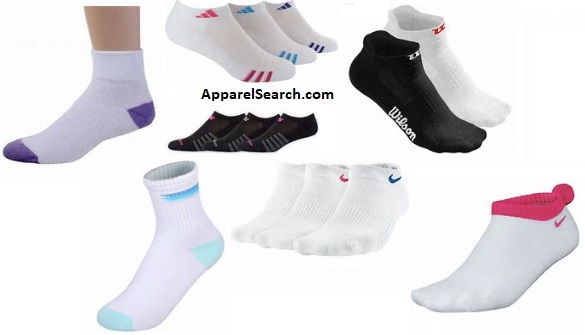 womens cotton tennis socks