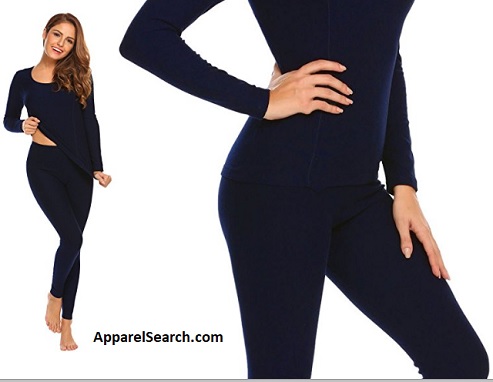 women's cotton thermal underwear set