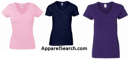 Women's Cotton V-neck T-shirts