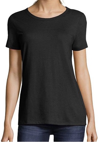 Women's Crew Neck T-shirt Front View