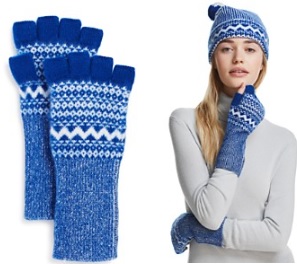 women's fingerless cashmere gloves