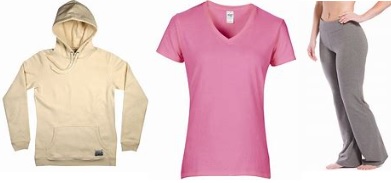 women's organic cotton sportswear