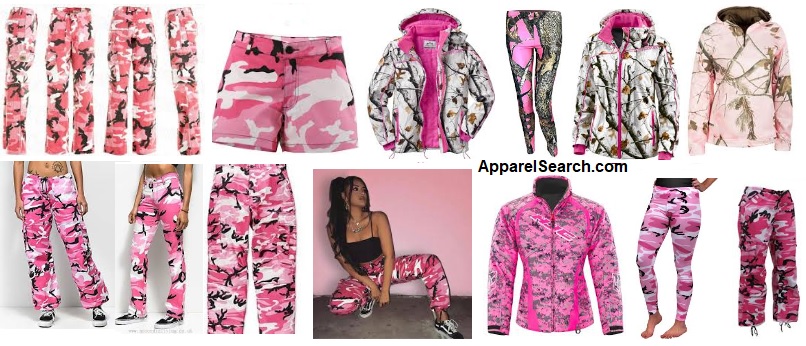 Women's Pink Camo Fashion