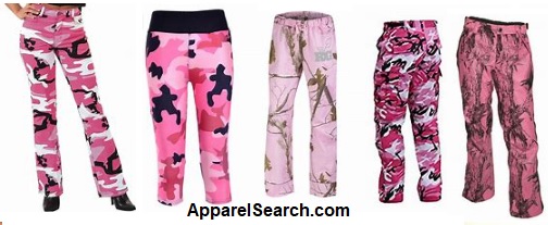 Women's Pink Camo Pants