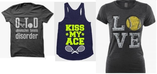 women's printed cotton tennis shirts