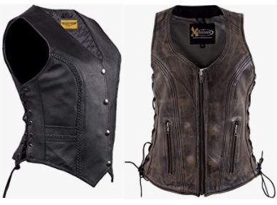 Women's Leather Vests