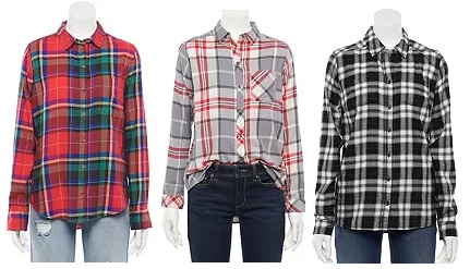 Women's Plaid Shirts