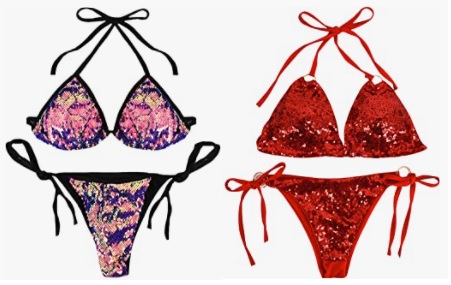 Women's Sequin Swimwear Bikinis