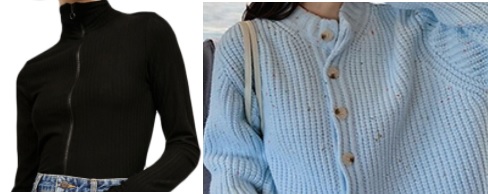 Women's Turtleneck Cardigans