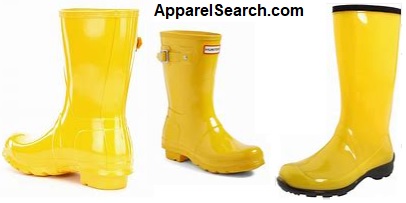 Women's Yellow Rain Boots