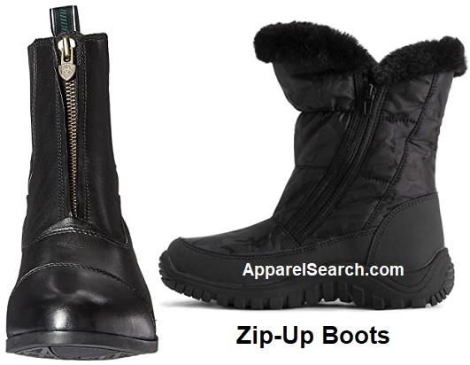 Zip Up Boots