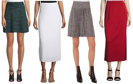 women's knit luxury skirts