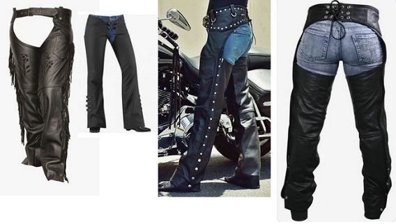 women's leather chaps