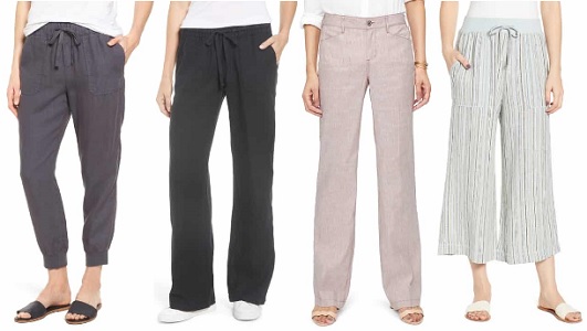 women's linen pants