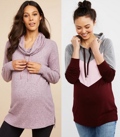 maternity hooded sweatshirts