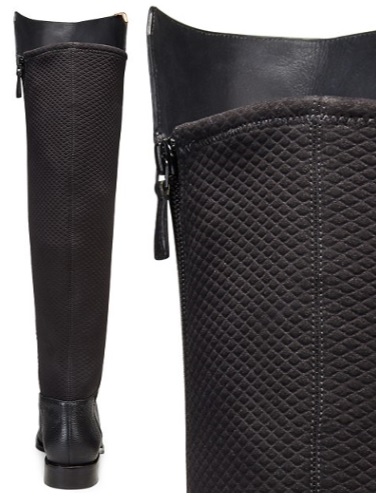 Over the knee zipper boots