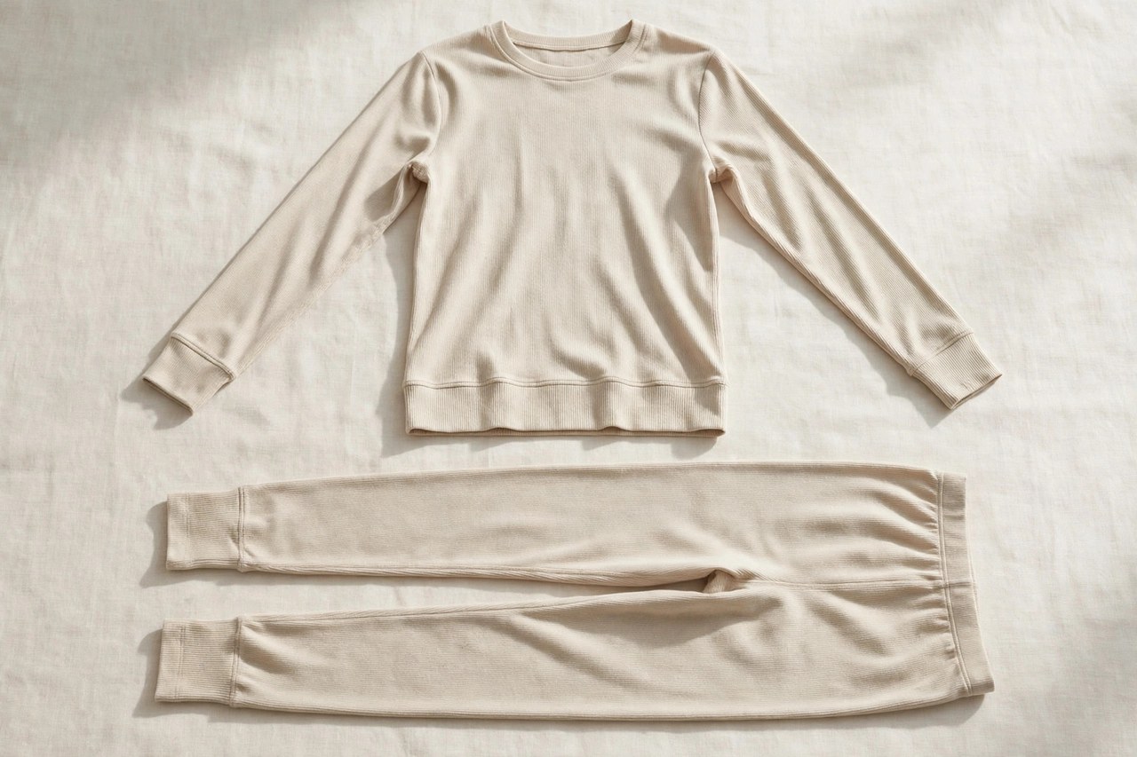 Women's long underwear shown as a flat lay product photograph, garment only, no people